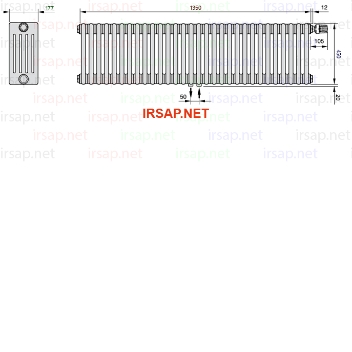 Радиатор IRSAP Tesi 50450/30 T52 CL 01